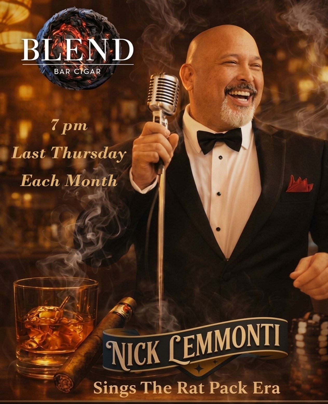Blend Cigar Bar venue logo