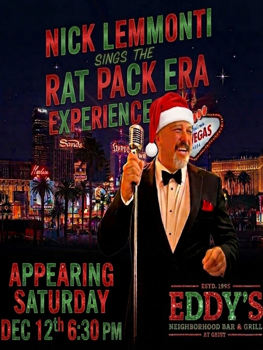Eddy's Neighborhood Bar & Grill at Geist where Nick Lemmonti performs