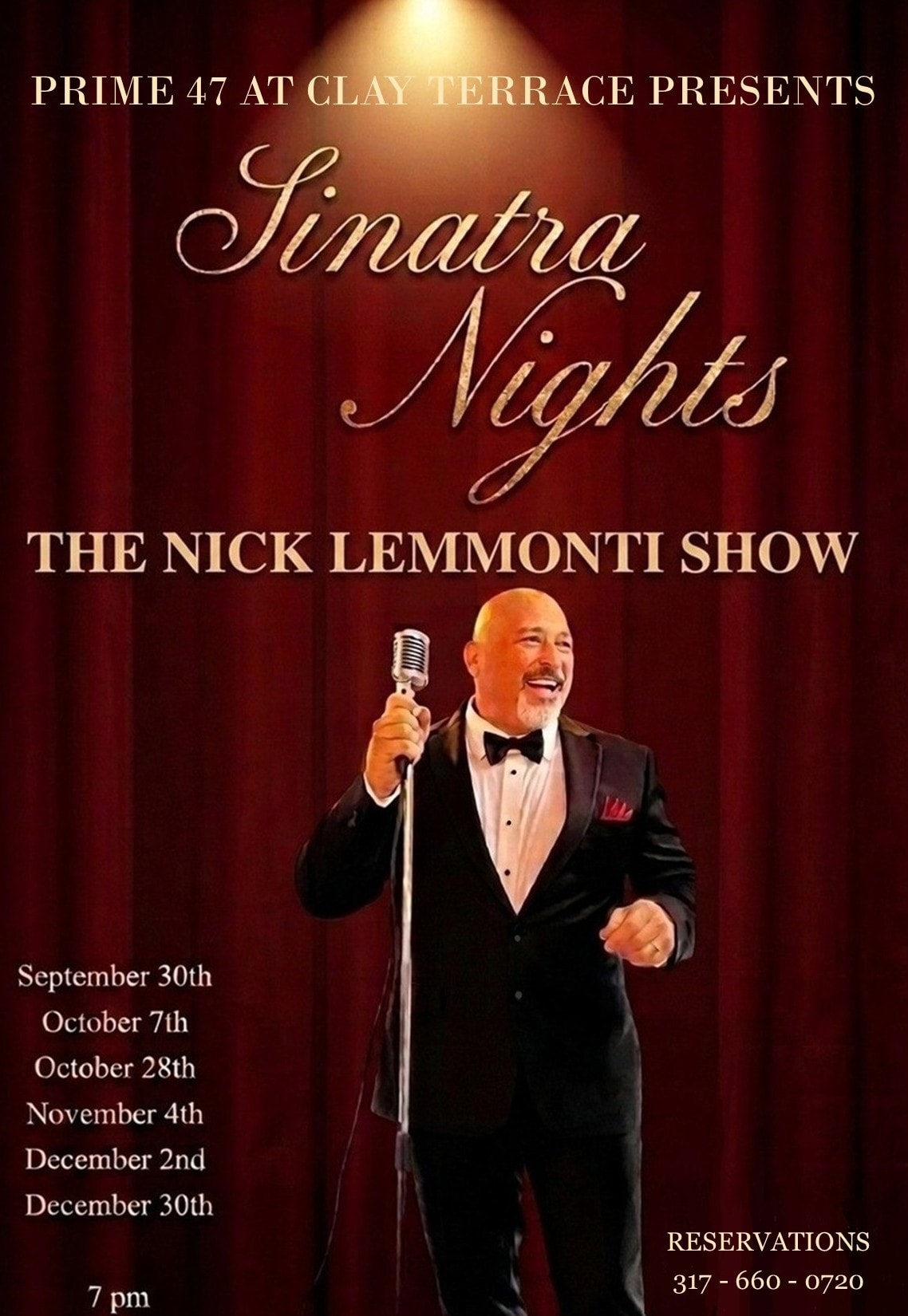 Prime 47 at Clay Terrace Sinatra Nights with The Nick Lemmonti Show